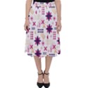 Minimal Floral Pattern Classic Midi Skirt View1