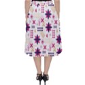 Minimal Floral Pattern Classic Midi Skirt View2