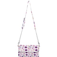 Minimal Floral Pattern Mini Crossbody Handbag by designsbymallika