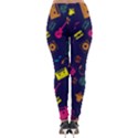 Seamless Musical Pattern Lightweight Velour Leggings View2