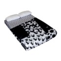 Black And White Pattern Fitted Sheet (Full/ Double Size) View2