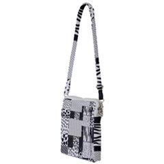 Black And White Pattern Multi Function Travel Bag by designsbymallika