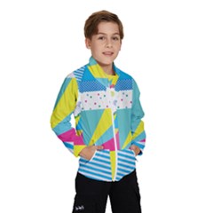 Geometric Pattern Kids  Windbreaker by designsbymallika