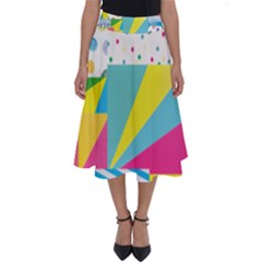 Geometric Pattern Perfect Length Midi Skirt by designsbymallika