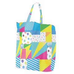 Geometric Pattern Giant Grocery Tote by designsbymallika