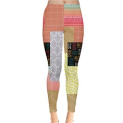 Tribal Mosaic Print Leggings  by designsbymallika