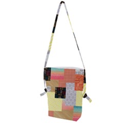 Tribal Mosaic Print Folding Shoulder Bag by designsbymallika