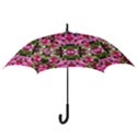 Magenta Repeats Hook Handle Umbrellas (Large) View3