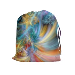 Colorful Thoughts Drawstring Pouch (xl) by WolfepawFractals