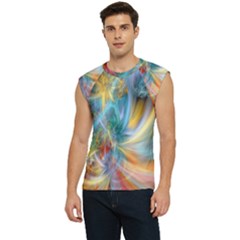 Colorful Thoughts Men s Raglan Cap Sleeve Tee by WolfepawFractals