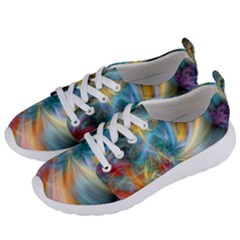 Colorful Thoughts Women s Lightweight Sports Shoes by WolfepawFractals