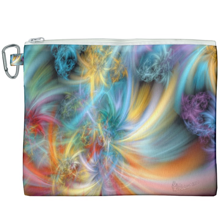 Colorful Thoughts Canvas Cosmetic Bag (XXXL)