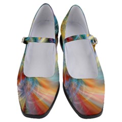 Colorful Thoughts Women s Mary Jane Shoes by WolfepawFractals