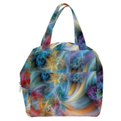 Colorful Thoughts Boxy Hand Bag by WolfepawFractals