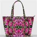 Magenta Flowers Back Pocket Shoulder Bag  View1