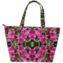 Magenta Flowers Back Pocket Shoulder Bag  View2