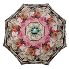 Marbling Collage Straight Umbrellas by kaleidomarblingart