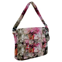 Marbling Collage Buckle Messenger Bag by kaleidomarblingart