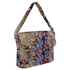 Marbling Collage Buckle Messenger Bag by kaleidomarblingart