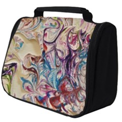 Marbling Collage Full Print Travel Pouch (big) by kaleidomarblingart