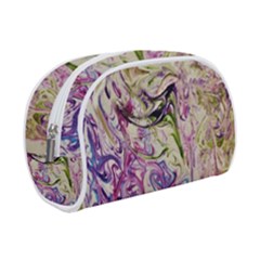 Abstract Swirls Iv Make Up Case (small) by kaleidomarblingart