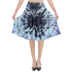 Expansion Flared Midi Skirt by MRNStudios