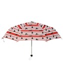 Doberman Dogs On Lines Folding Umbrellas View3