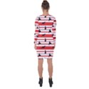 Doberman Dogs On Lines Asymmetric Cut-Out Shift Dress View2