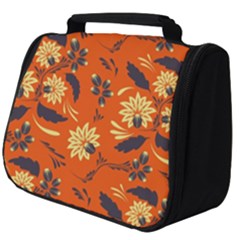 Folk Flowers Pattern  Full Print Travel Pouch (big) by Eskimos