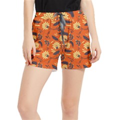 Folk Flowers Pattern  Runner Shorts by Eskimos