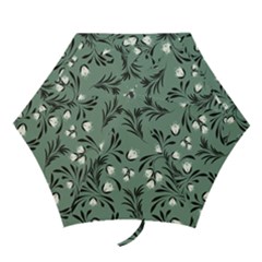 Folk Flowers Pattern Mini Folding Umbrellas by Eskimos