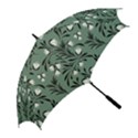 Folk flowers pattern Golf Umbrellas View2