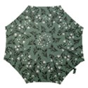 Folk flowers pattern Hook Handle Umbrellas (Large) View1