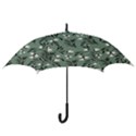 Folk flowers pattern Hook Handle Umbrellas (Large) View3