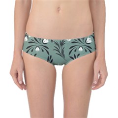 Folk Flowers Pattern Classic Bikini Bottoms by Eskimos