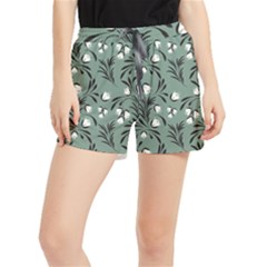 Folk Flowers Pattern Runner Shorts