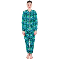 Big Roses In The Forest Onepiece Jumpsuit (ladies)  by pepitasart