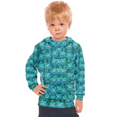 Big Roses In The Forest Kids  Hooded Pullover