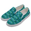 Big Roses In The Forest Men s Canvas Slip Ons View2