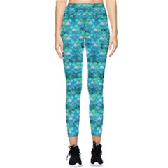 Big Roses In The Forest Pocket Leggings 