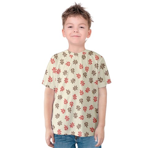 Ashleaf Maple Kids  Cotton Tee by tmsartbazaar