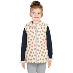 Ashleaf Maple Kids  Hooded Puffer Vest by tmsartbazaar