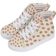 Ashleaf Maple Kids  Hi-top Skate Sneakers by tmsartbazaar