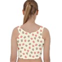 Ashleaf Maple Velvet Racer Back Crop Top View2