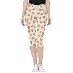 Ashleaf Maple Inside Out Lightweight Velour Capri Leggings 