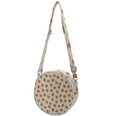 Ashleaf Maple Crossbody Circle Bag by tmsartbazaar