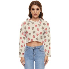 Ashleaf Maple Women s Lightweight Cropped Hoodie