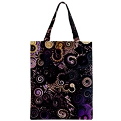 Whirligig Zipper Classic Tote Bag by MRNStudios