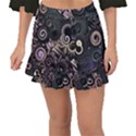 Whirligig Fishtail Mini Chiffon Skirt View1