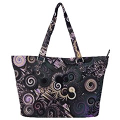 Whirligig Full Print Shoulder Bag by MRNStudios